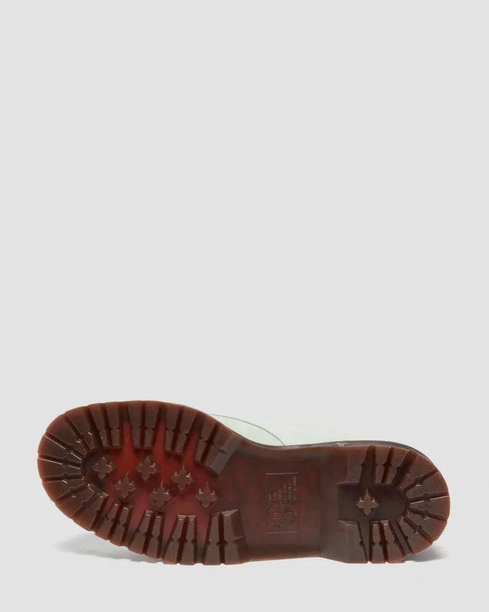 Lowell Buttersoft leather moc toe shoes in Sage Green