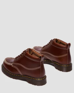 LOWELL CHUKKA MOC TOE LEATHER ANKLE BOOTS in Butterscotch