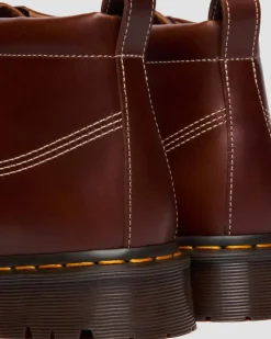 LOWELL CHUKKA MOC TOE LEATHER ANKLE BOOTS in Butterscotch