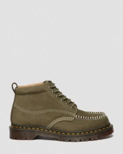 Lowell Chukka Nubuck Moc Toe Ankle Boots in Dms Olive