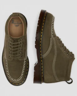 Lowell Chukka Nubuck Moc Toe Ankle Boots in Dms Olive