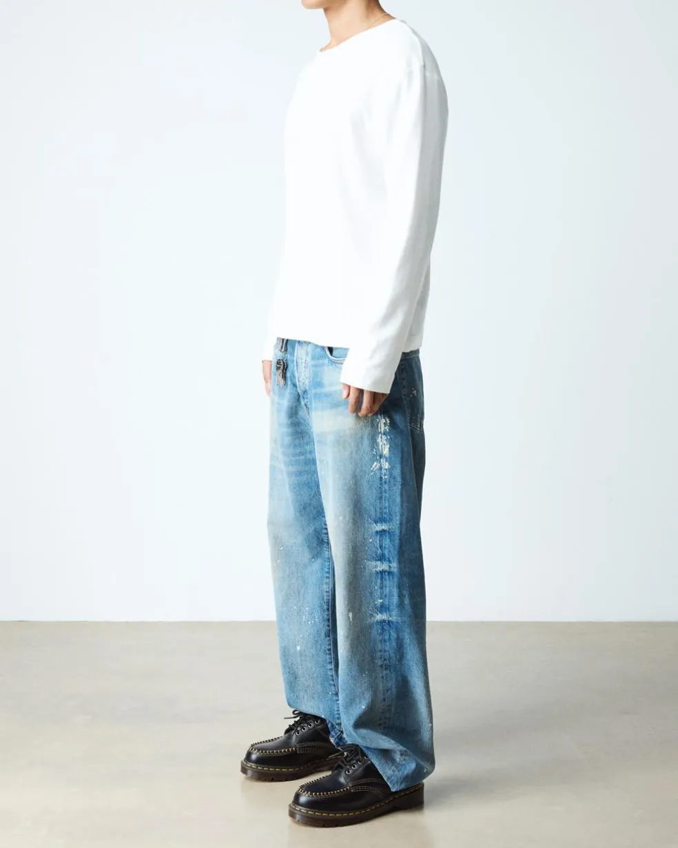 Lowell Leather Moc Toe Shoes in Black