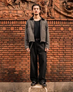 Lowell Leather Moc Toe Shoes in Black