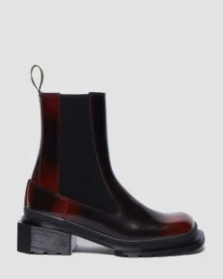 Maybole Square Toe Chelsea Boots in Black
