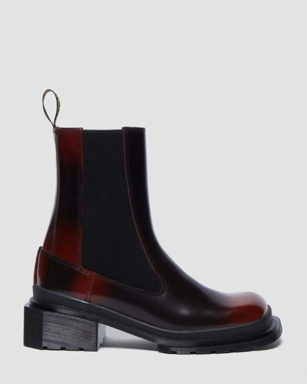 Maybole Square Toe Chelsea Boots in Black