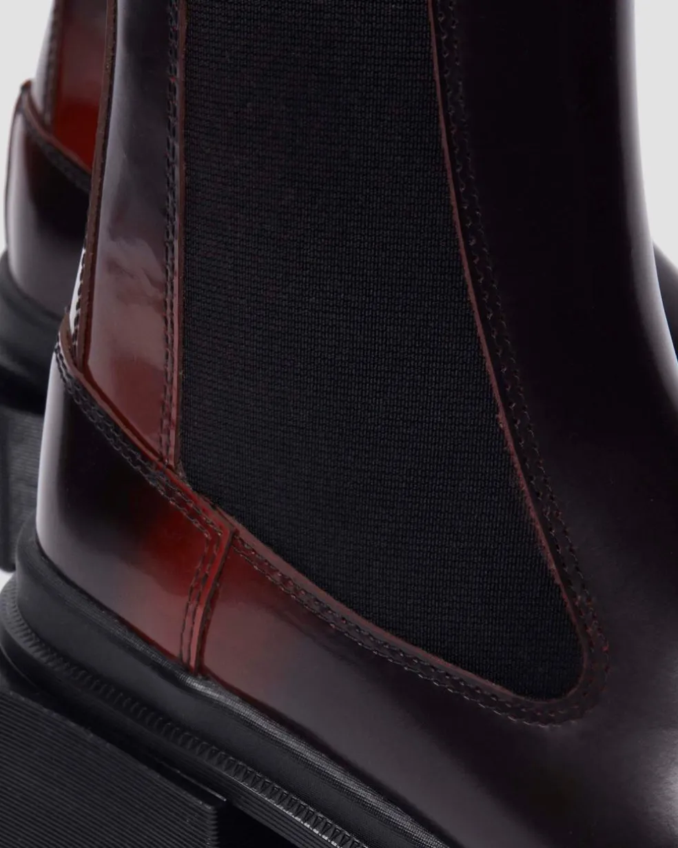 Maybole Square Toe Chelsea Boots in Black