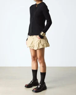 Maybole Square Toe Mary Jane Shoes in Black