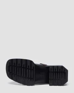 Maybole Square Toe Mary Jane Shoes in Black