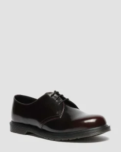Mayfare Rub Off Leather Shoes in Cherry Red Arcadia