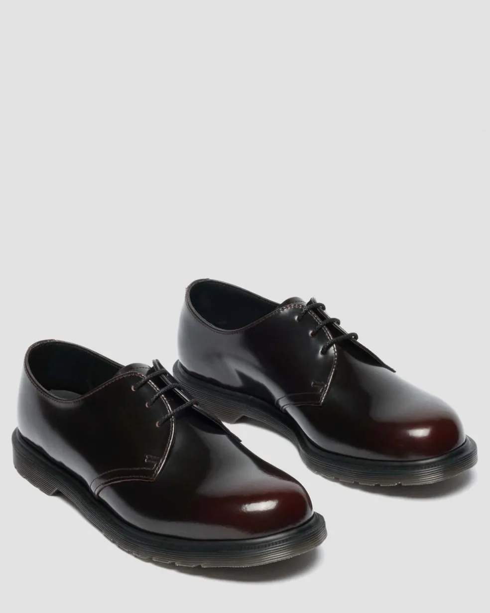 Mayfare Rub Off Leather Shoes in Cherry Red Arcadia
