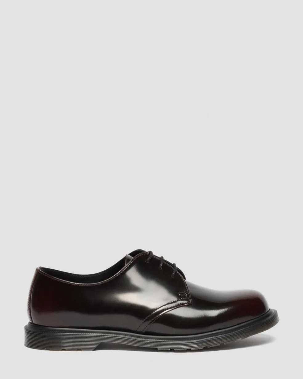 Mayfare Rub Off Leather Shoes in Cherry Red Arcadia