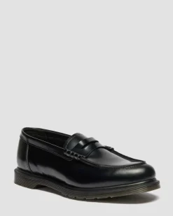 Mayfare Smooth Leather Loafers in Black