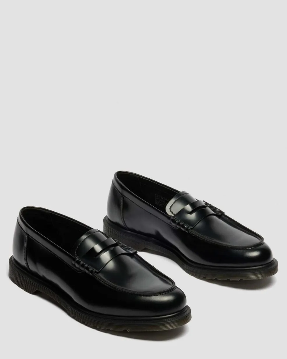 Mayfare Smooth Leather Loafers in Black