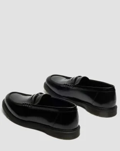 Mayfare Smooth Leather Loafers in Black