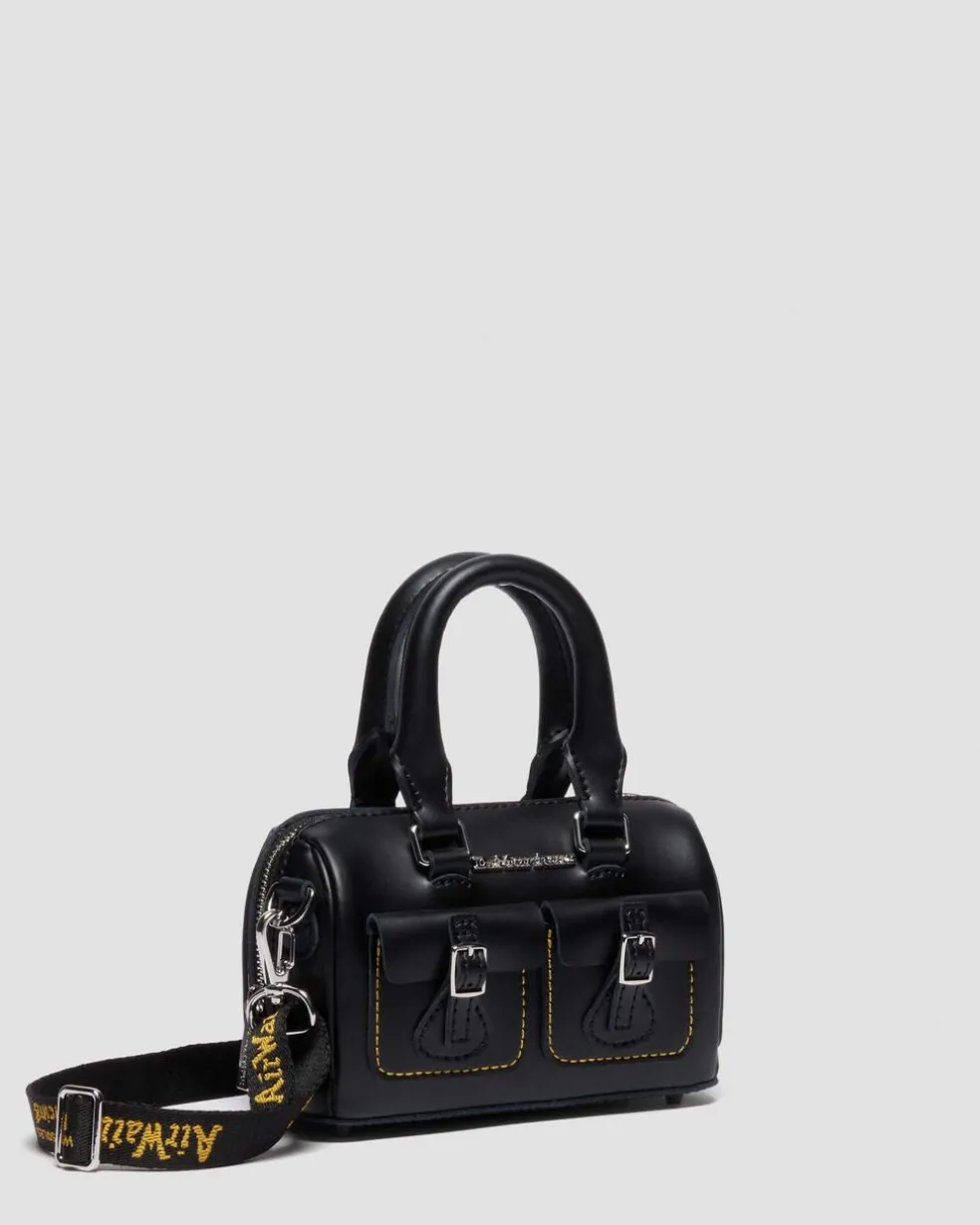 Mini Top Handle Bag in Black