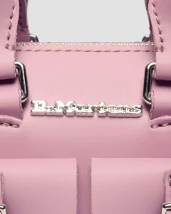Mini Top Handle Patent Leather Bag in Dusty Rose
