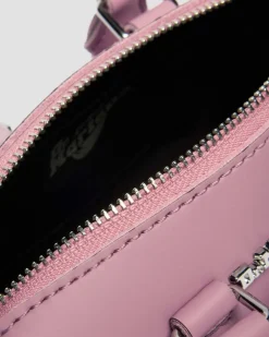 Mini Top Handle Patent Leather Bag in Dusty Rose