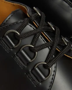Ramsey Smooth Leather Creepers in Black