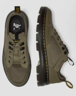 Reeder Mk.02 Canvas & Genix Nappa Utility Shoes in Dms Olive