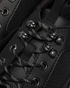 Reeder MK.02 Canvas & Leather Utility Shoes in Black