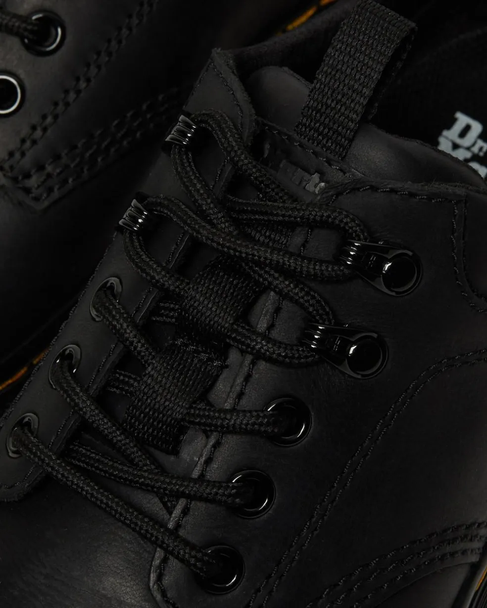 Reeder Wyoming Leather Utility Shoes in Black