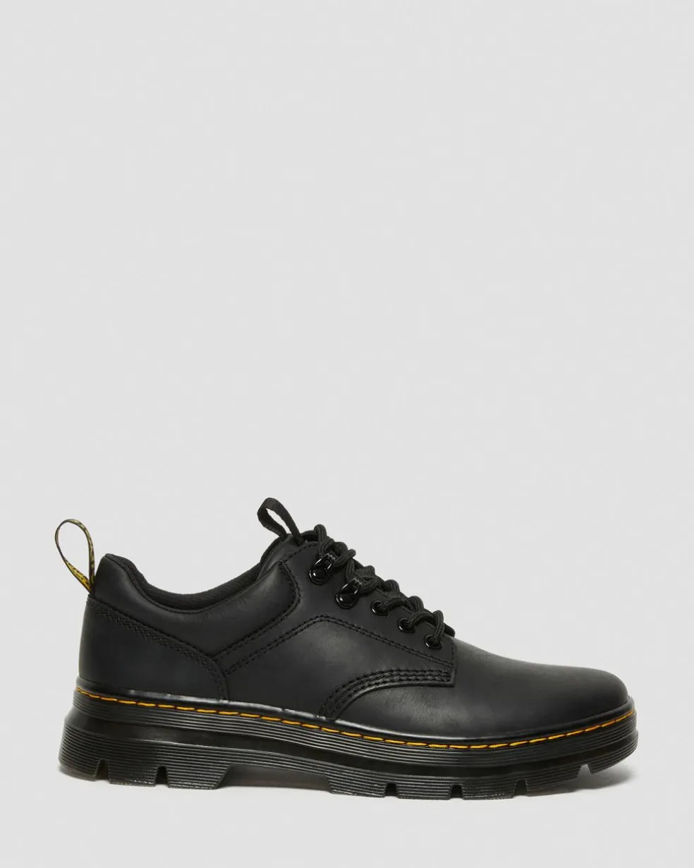 Reeder Wyoming Leather Utility Shoes in Black