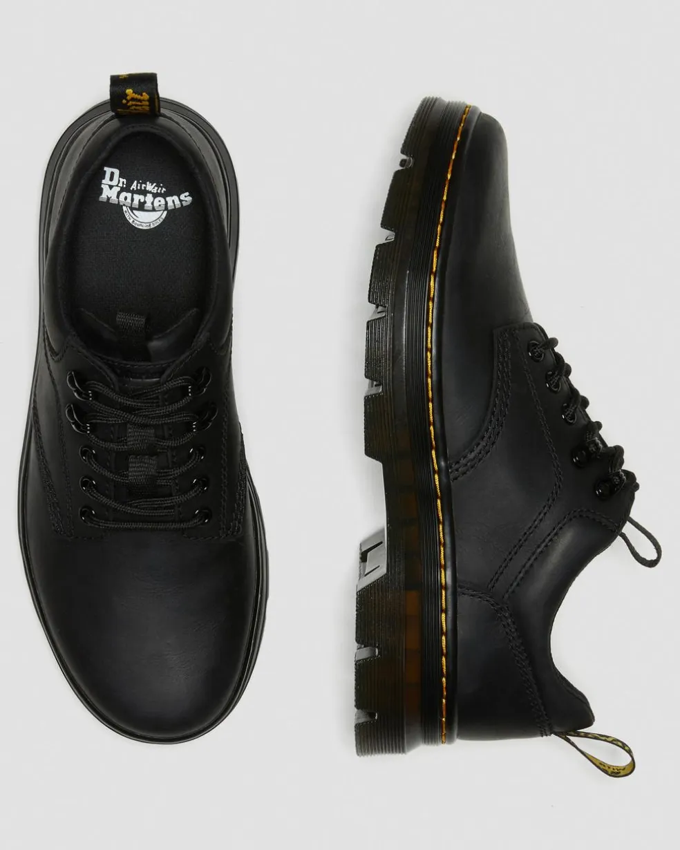 Reeder Wyoming Leather Utility Shoes in Black