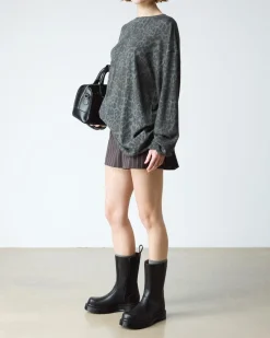 Rejena Old Harness Leather Boots in Black