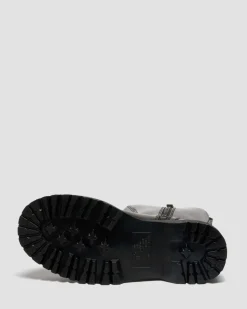 Rejena Old Harness Leather Boots in Black