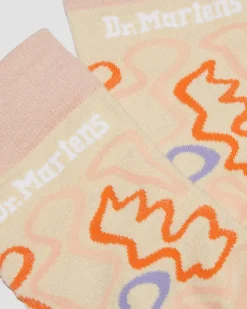 Soundwaves Cotton Blend Socks in Cloud Cream
