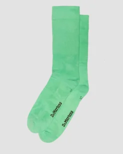 Tie Dye Organic Cotton Blend Socks in Fresh Green
