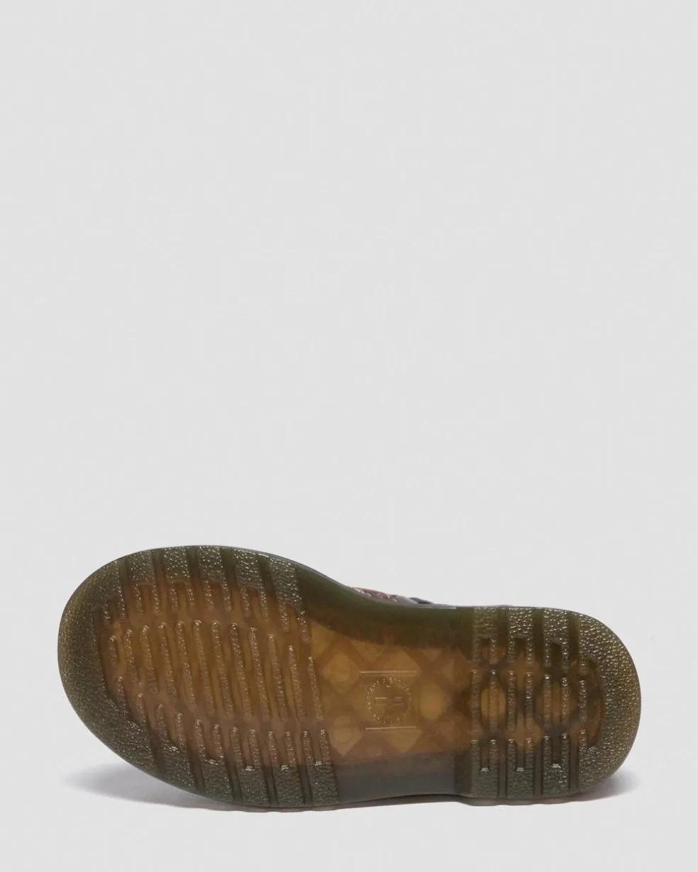 Toddler 1460 Tumbled Nubuck Boots in Dark Brown