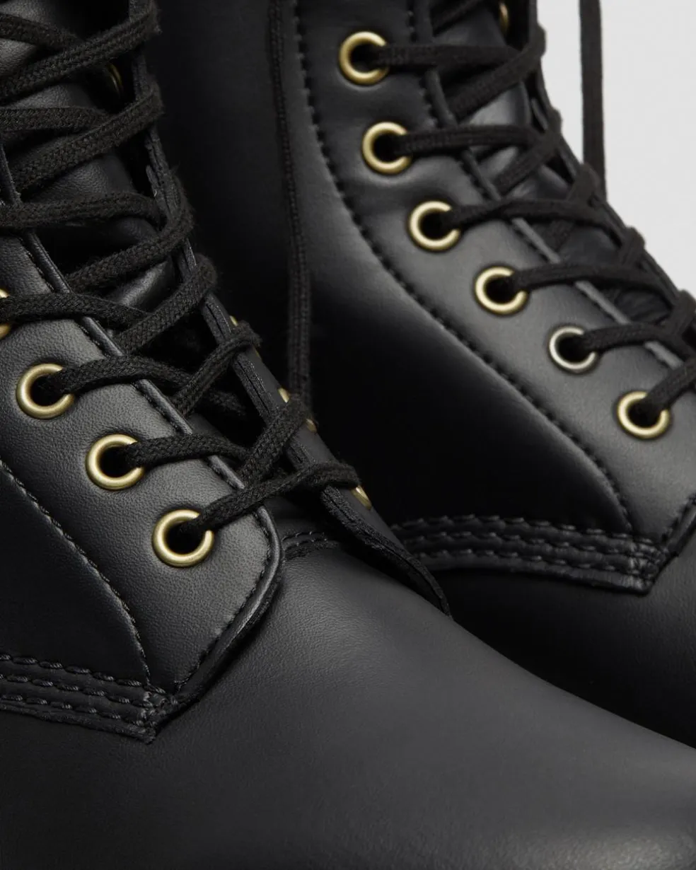 Vegan 1460 Felix Lace Up Boots in Black