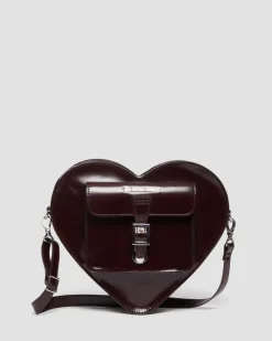 Vegan Heart Shaped Backpack in Cherry Red Arcadia