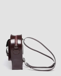 Vegan Heart Shaped Backpack in Cherry Red Arcadia