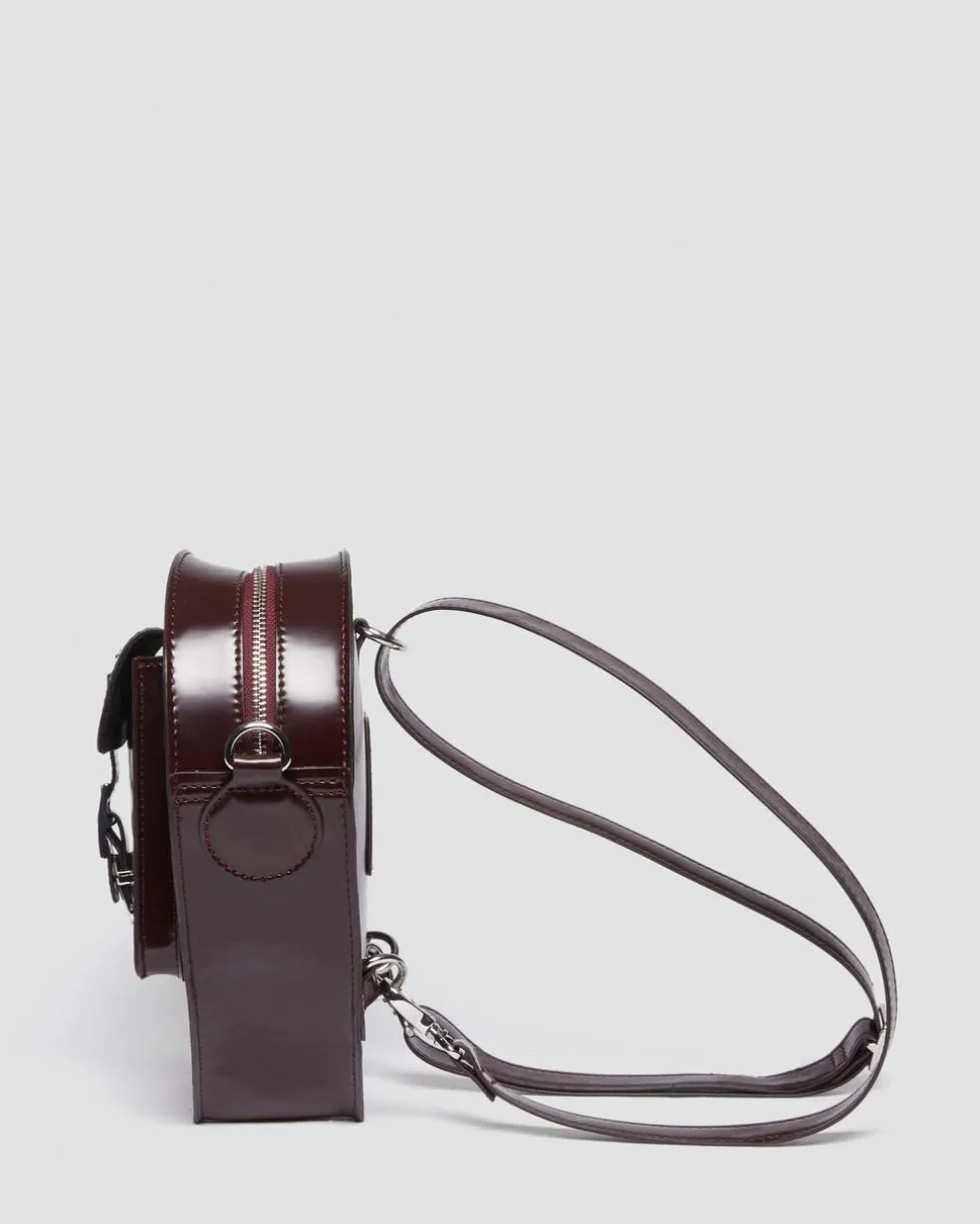Vegan Heart Shaped Backpack in Cherry Red Arcadia