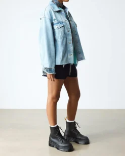 Vegan Jadon II Boot Mono Platforms in Black