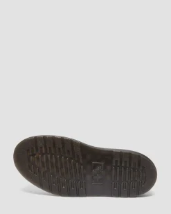 Wrenlie Grizzly Leather Fisherman Sandals in Black
