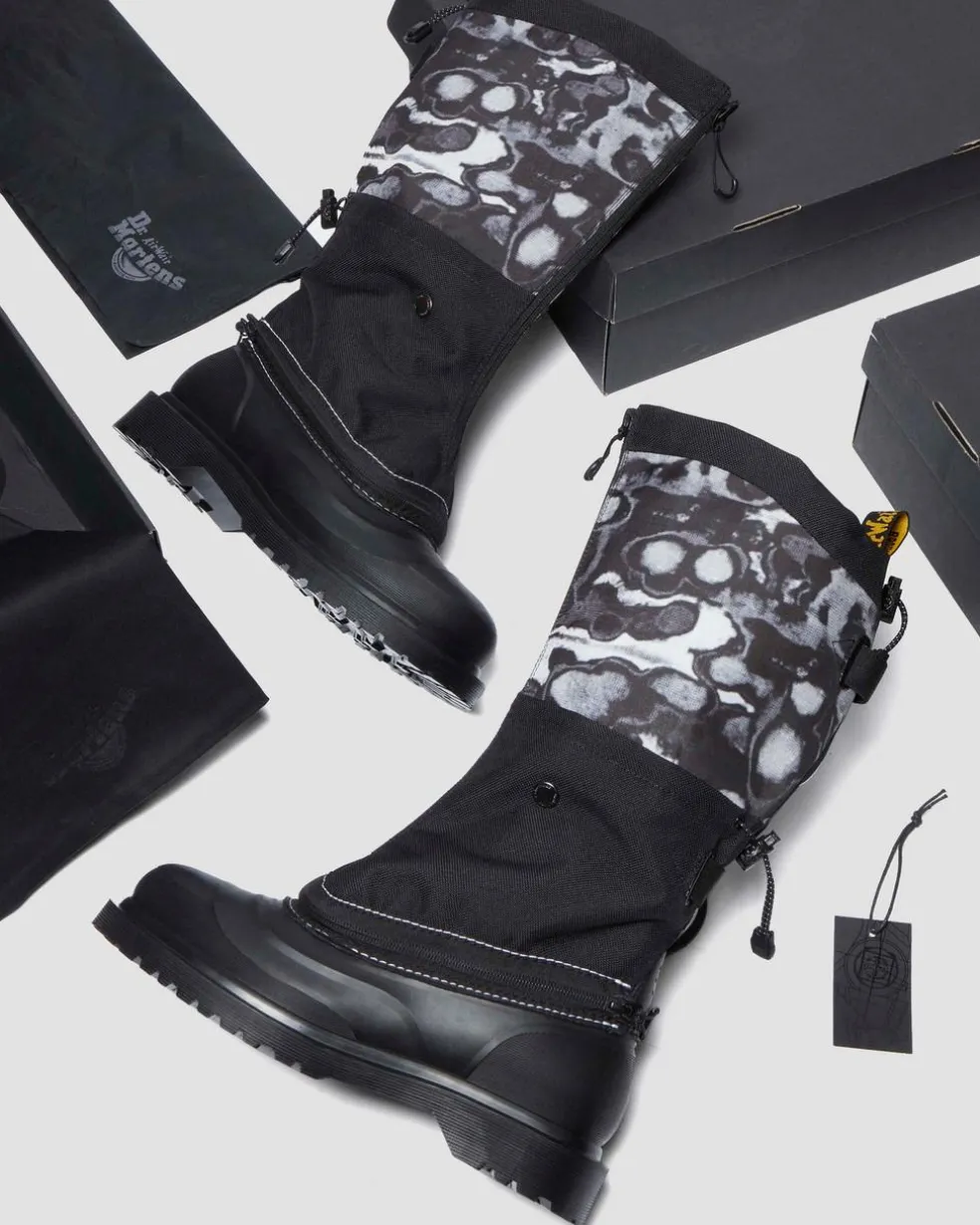 14xx Removable Gaiters Sub Boots in Black