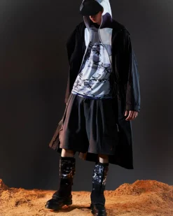 14xx Removable Gaiters Sub Boots in Black