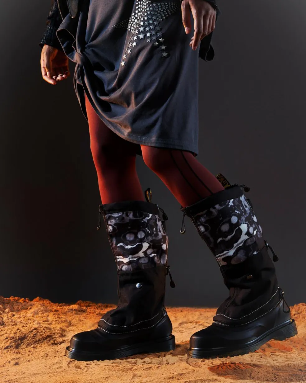 14xx Removable Gaiters Sub Boots in Black