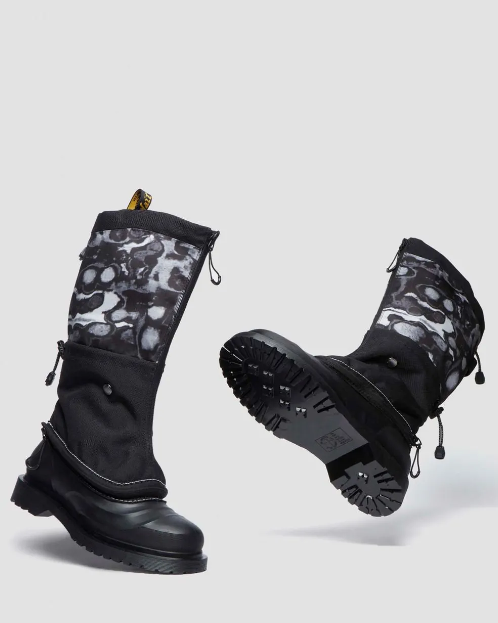 14xx Removable Gaiters Sub Boots in Black