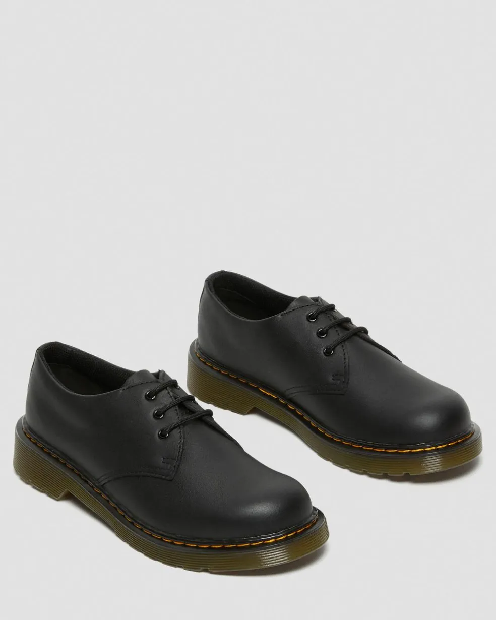 Youth 1461 Softy T Leather Shoes in Black