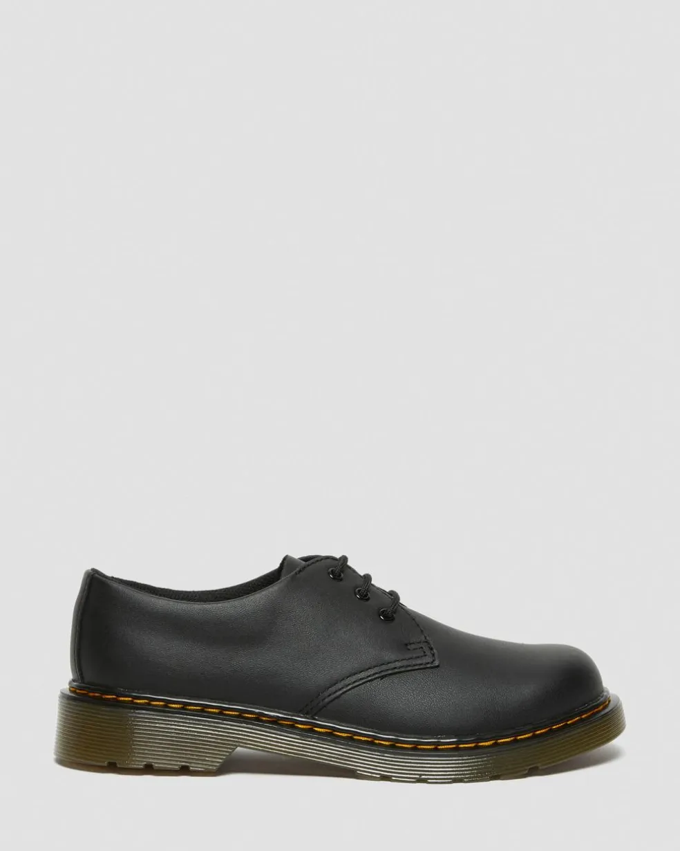 Youth 1461 Softy T Leather Shoes in Black