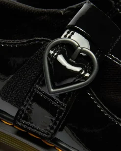 Youth Polly II Heart Patent Leather Shoes