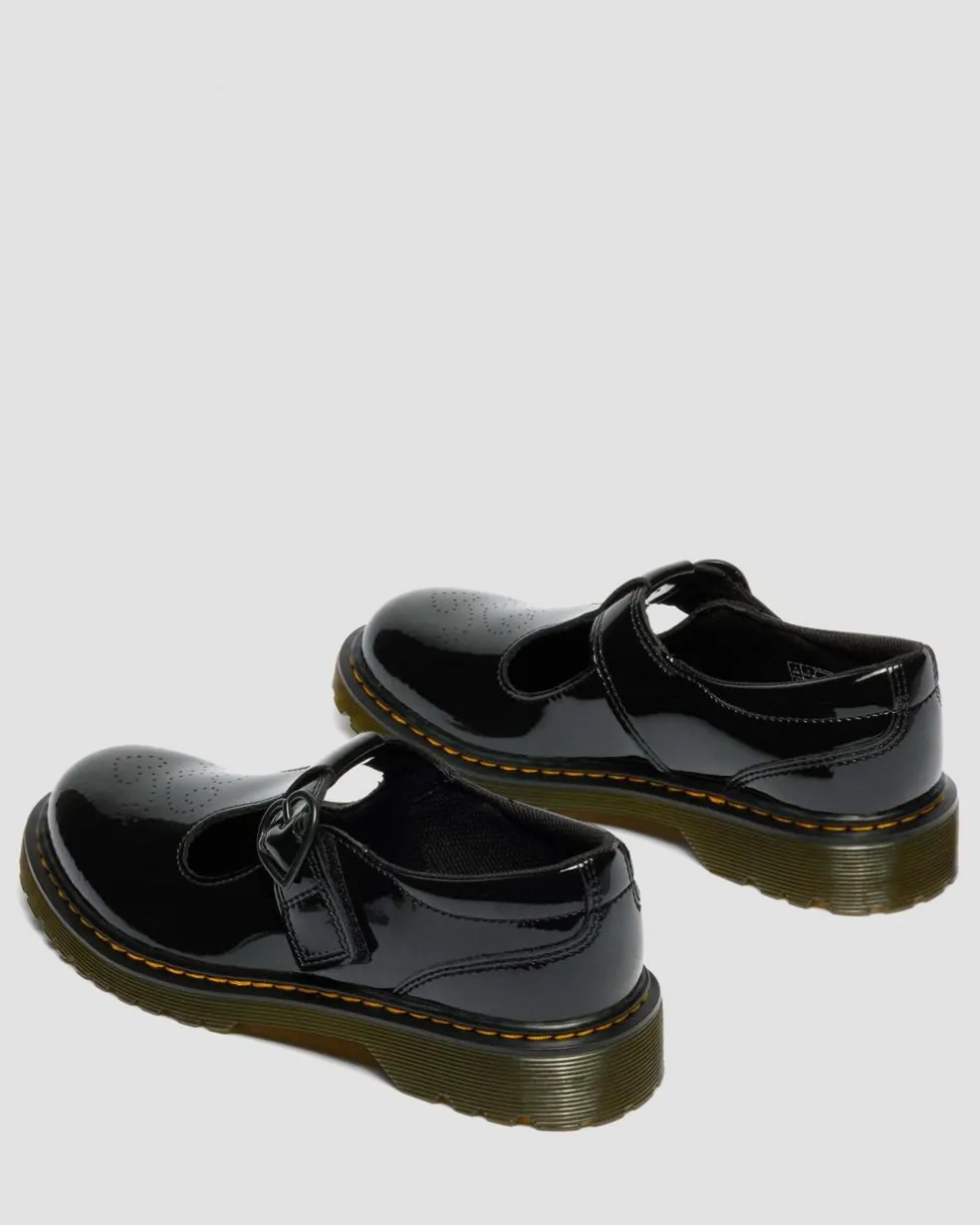 Youth Polly II Heart Patent Leather Shoes