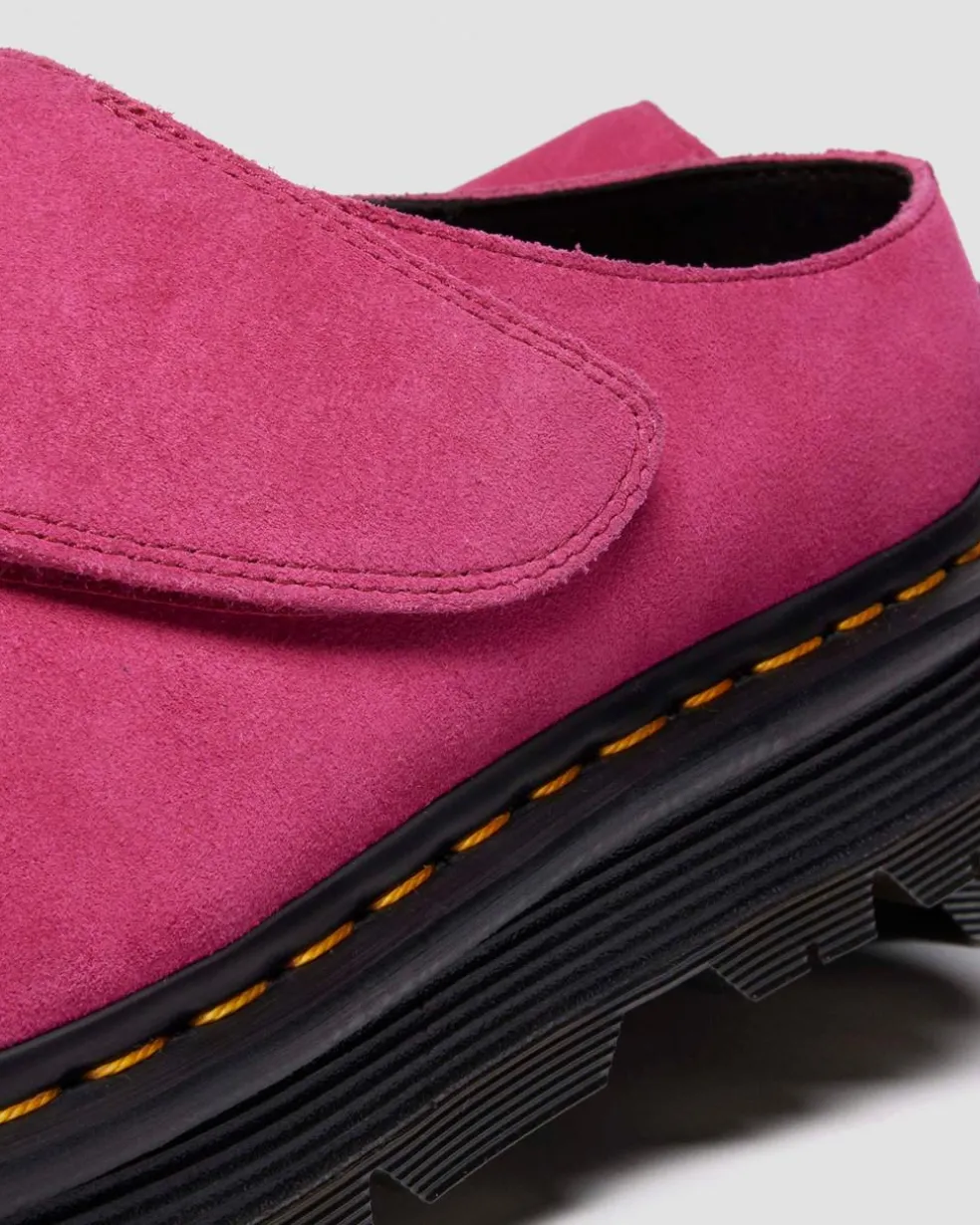 Zebzag Anywair Suede Mules in Fuchsia Pink