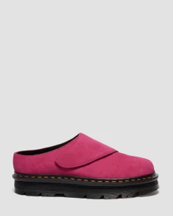 Zebzag Anywair Suede Mules in Fuchsia Pink
