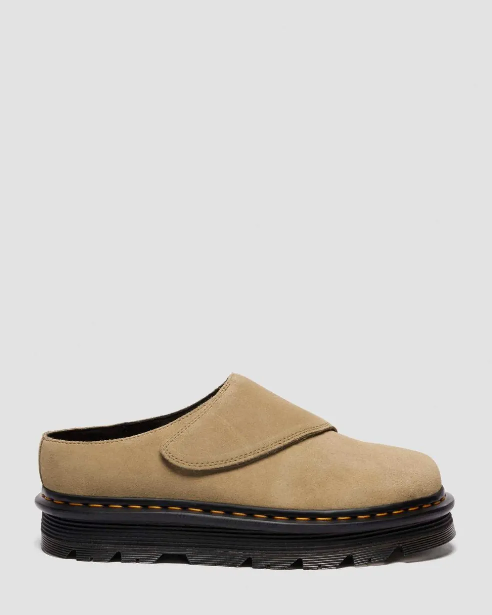 Zebzag Anywair Suede Mules in Savannah Tan