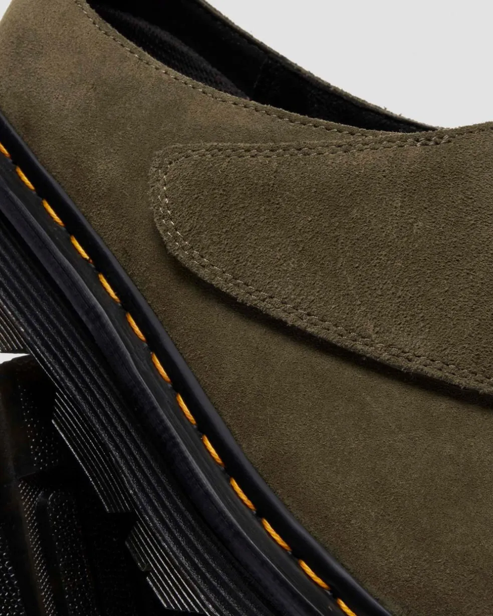 Zebzag Anywair Suede Mules in Olive